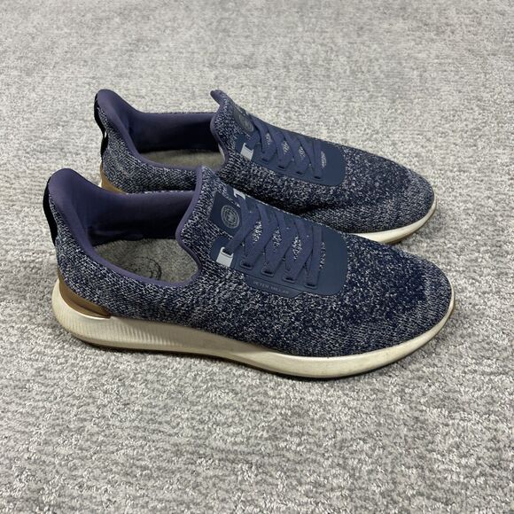 Peter Millar Shoes Mens 11 Hyperlight Apollo Blue Knit Slip On Sneakers main image 9
